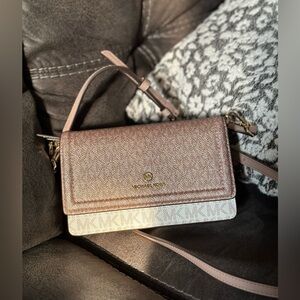 Michael Kors Purse with Phone Holder